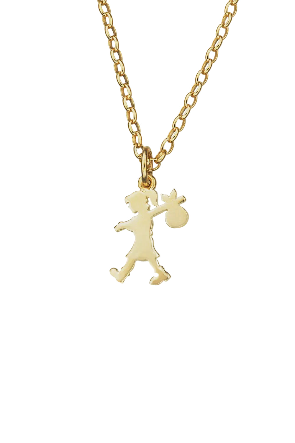 Karen Walker Runaway Girl Necklace - Gold Plated