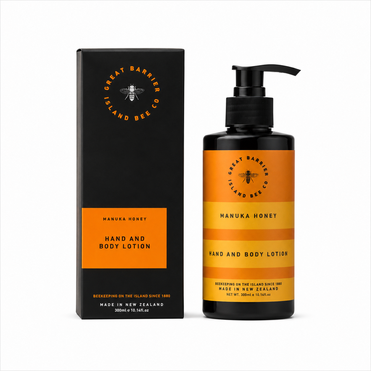 Great Barrier Island Bee Co  Manuka Honey (Hand and Body Lotion) 300ml