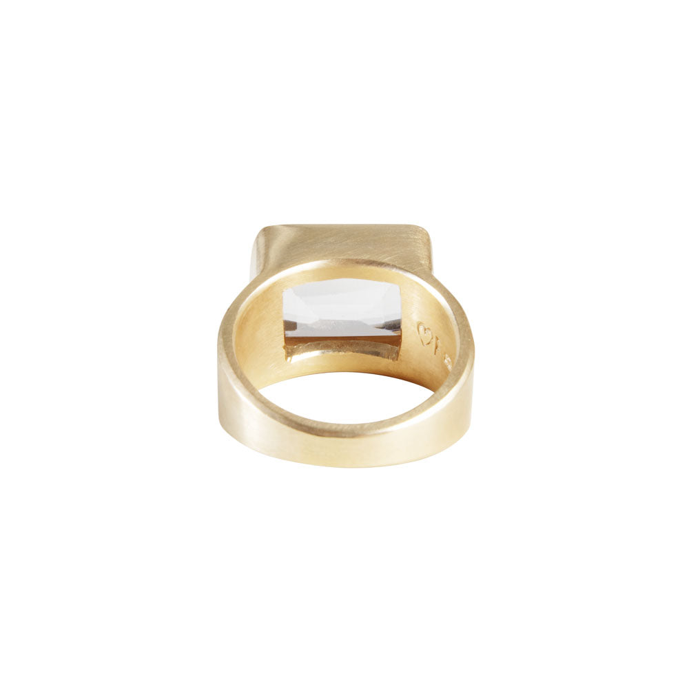 CRYSTAL COCKTAIL RING - 8