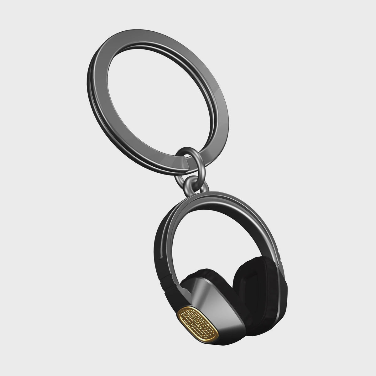 Headphone Old School Keychain