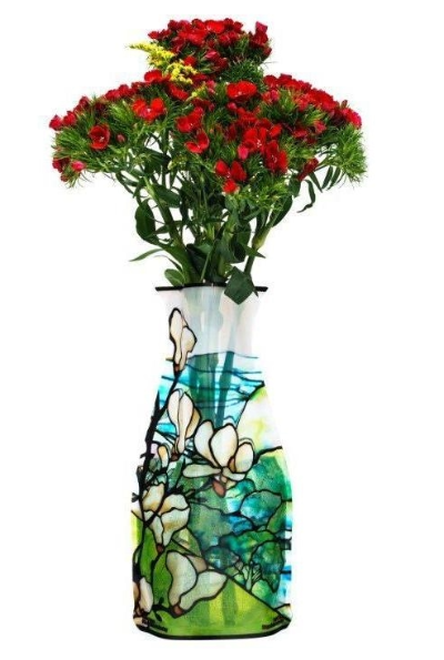 Louis C - Tiffany Magnolia Landscape   - Modgy Expandable Vase