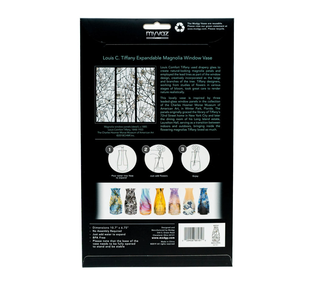 Louis C - Tiffany Magnolia Window - Modgy Expandable Vase