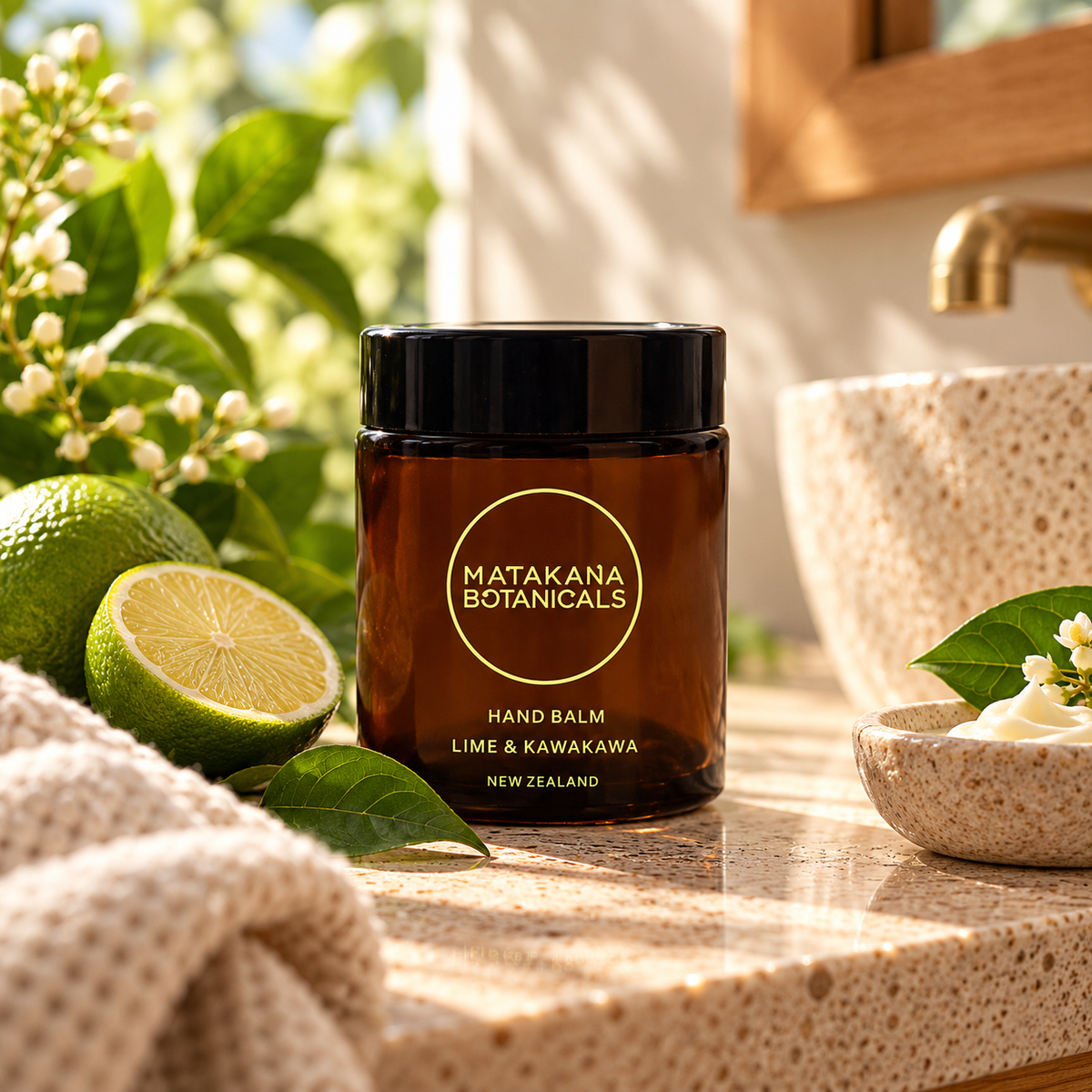 Matakana Botanicals Lime & Kawakawa Hand Balm