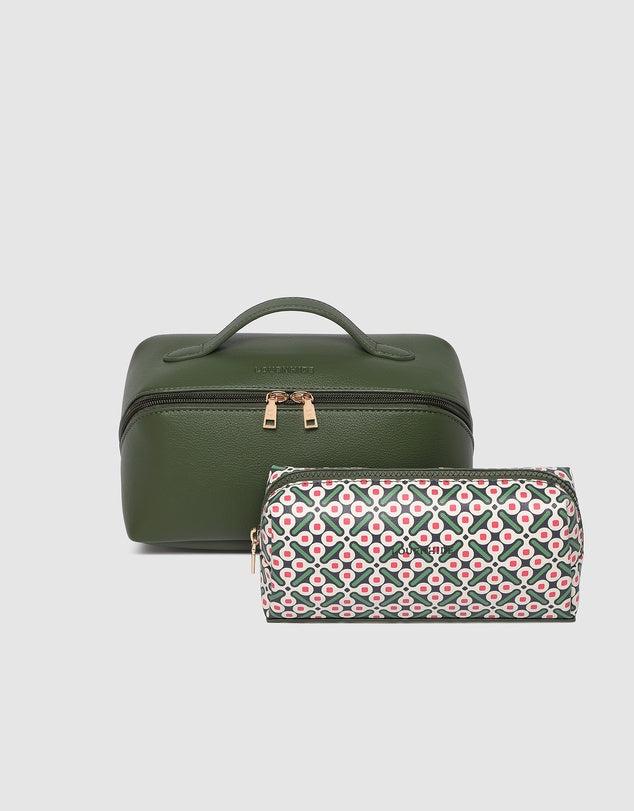 Mary Brianna Cosmetic Set - Olive