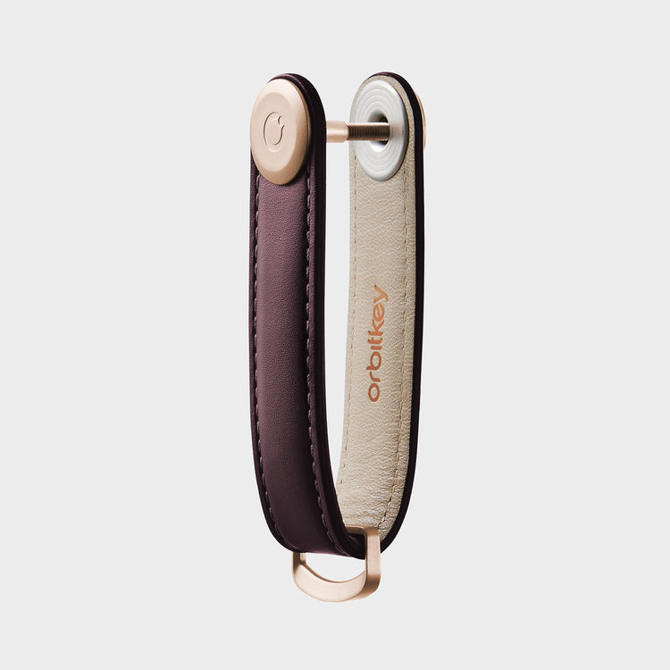 Key Organiser Leather Wine