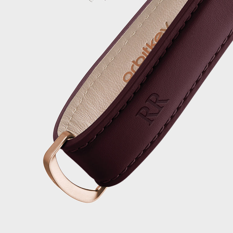 Key Organiser Leather Wine