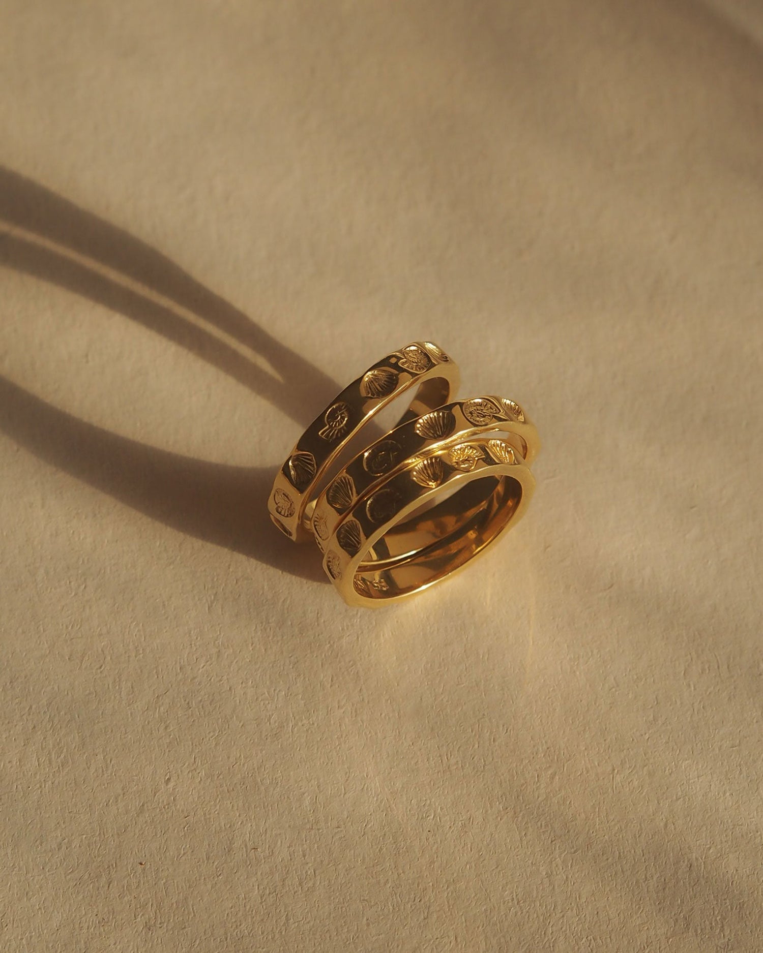 Seaside Ring ( 18k Gold Vermeil)  - SIZE 7