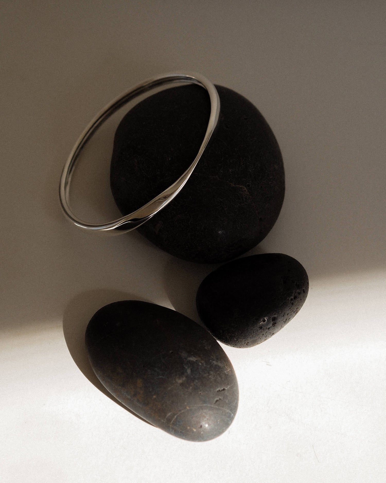 Fold Bangle ( Sterling Silver)