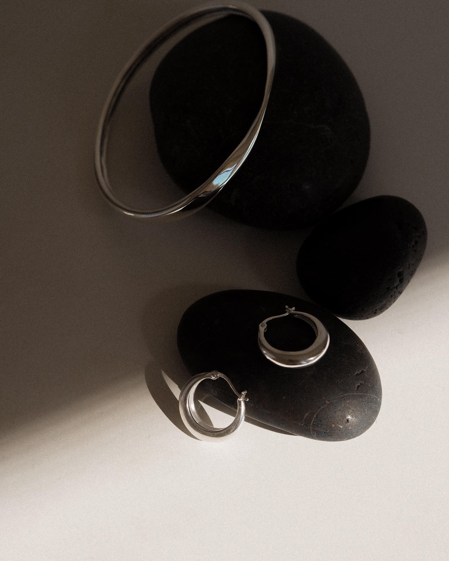 Glow Hoops ( Sterling Silver)