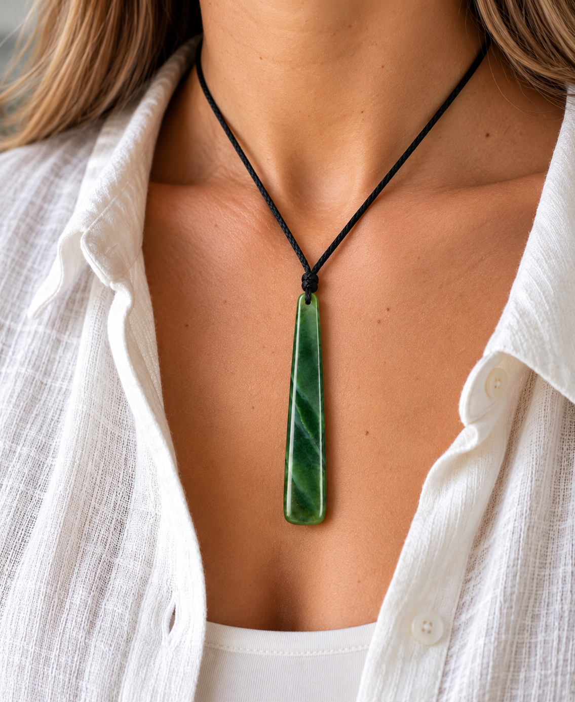 Pēpi Roimata – Pounamu Pendant