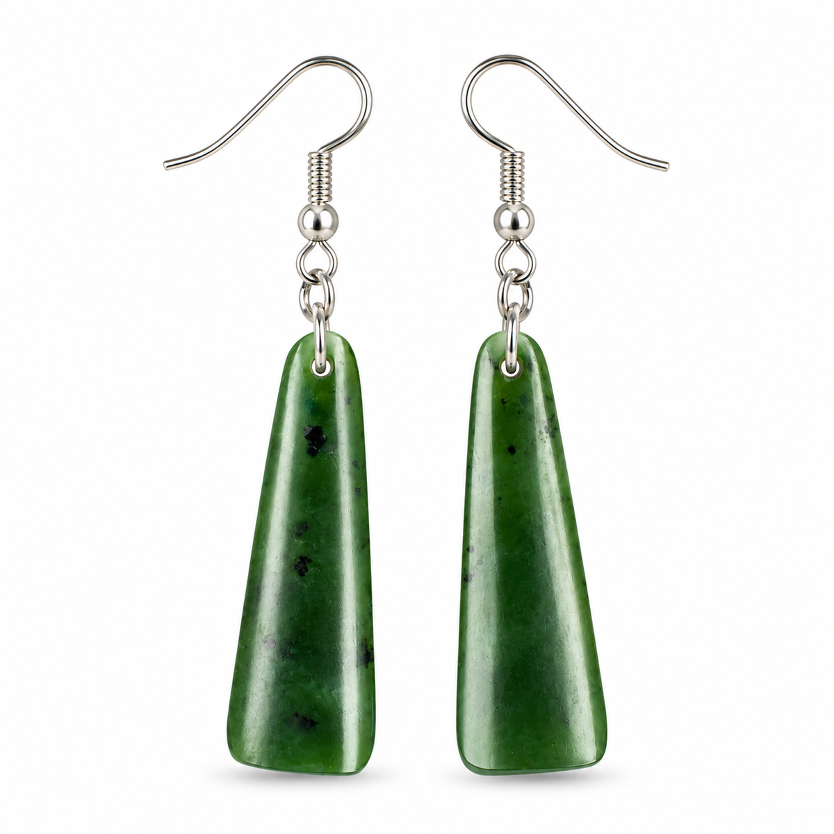 Small Roimata Earrings – Ngāi Tahu Pounamu