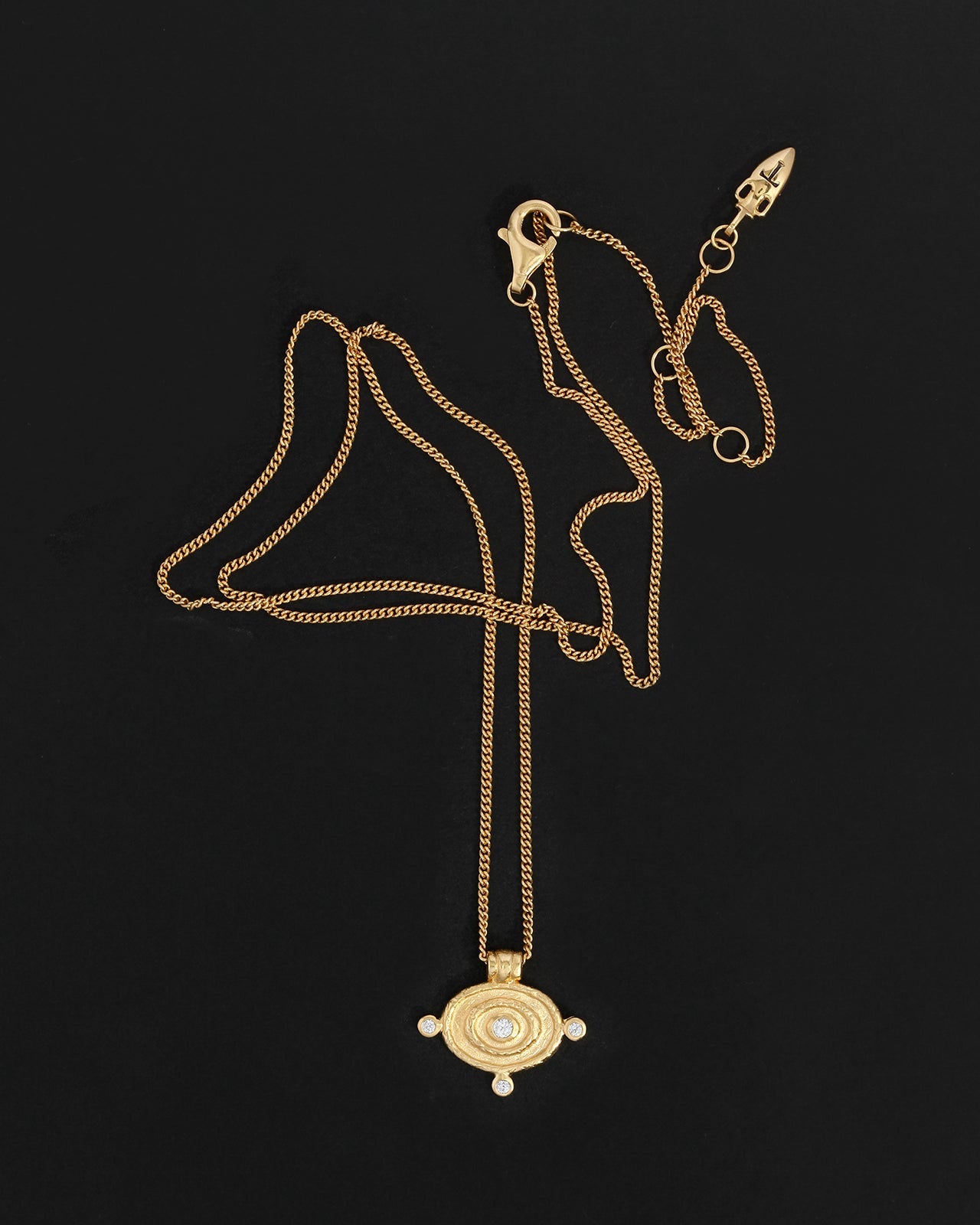 Reign Oval Necklace - Gold Vermeil