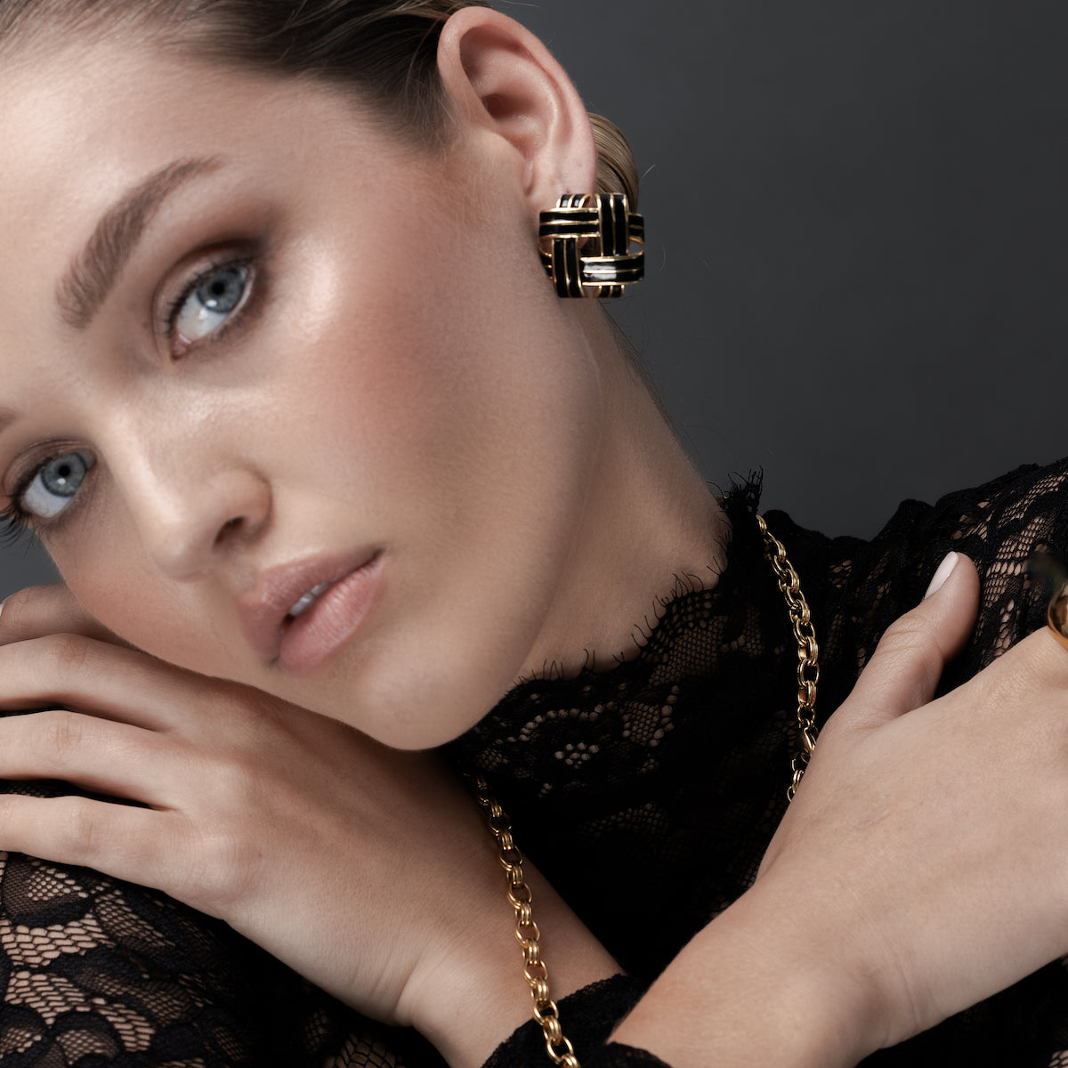 Heritage Necklace (Gold) - Chunky belcher chain necklace