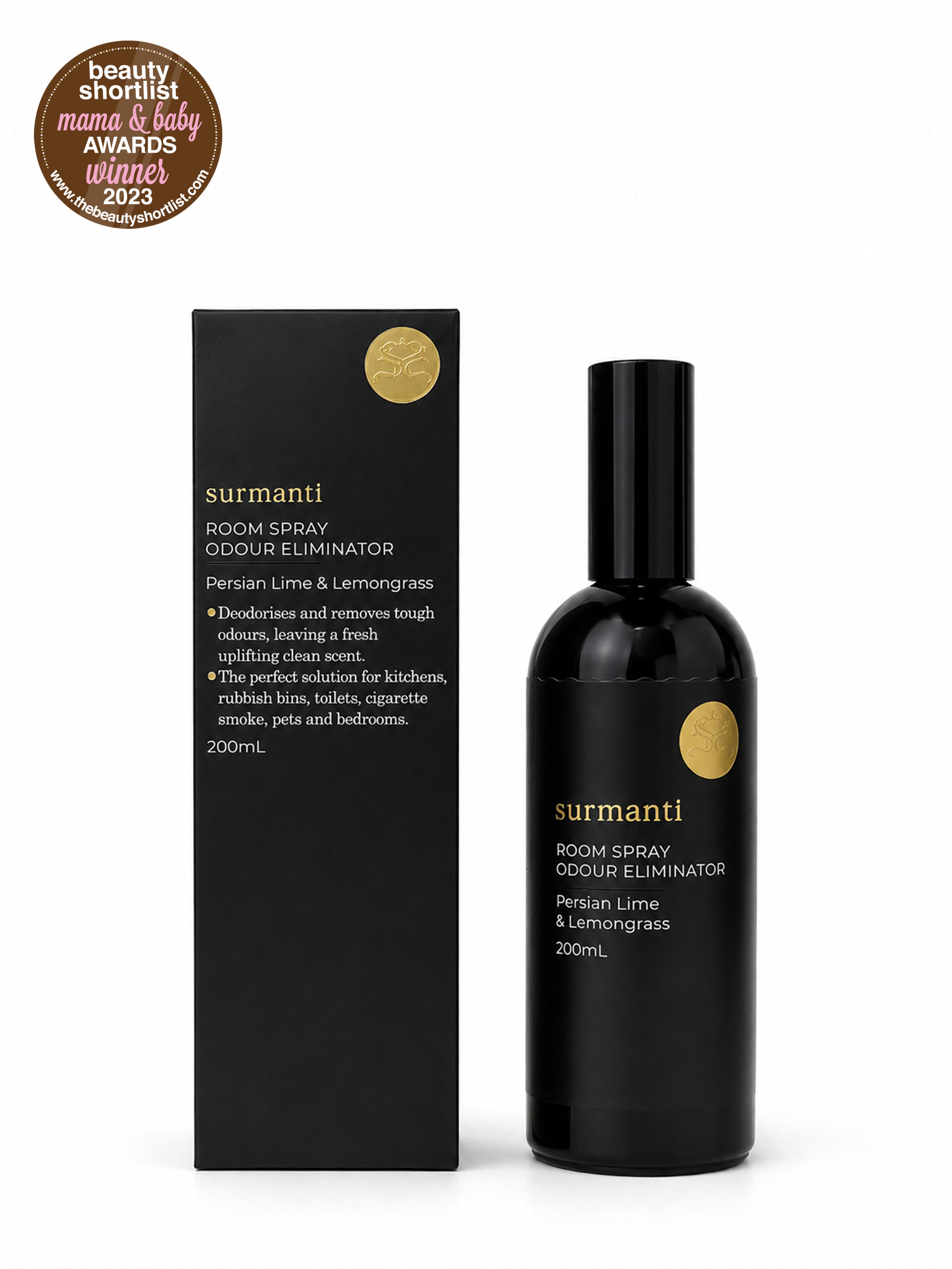 Persian Lime & Lemongrass Room Spray Home Parfum - Odour Eliminator (200 mL)