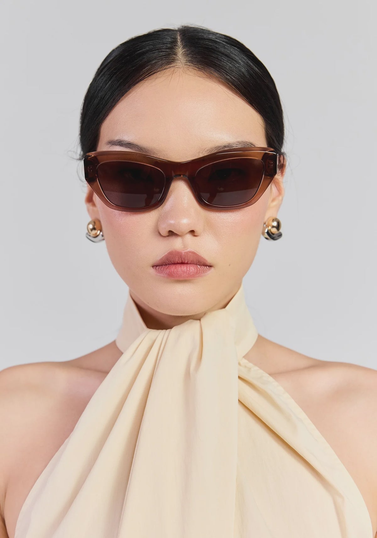 Cara Sunglasses - Sheer Brown