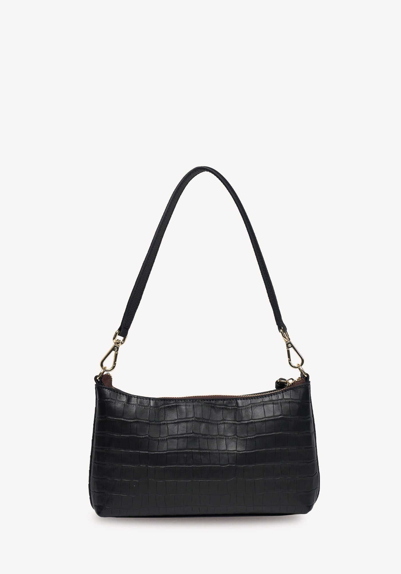 Haven Shoulder Bag - Black Croc