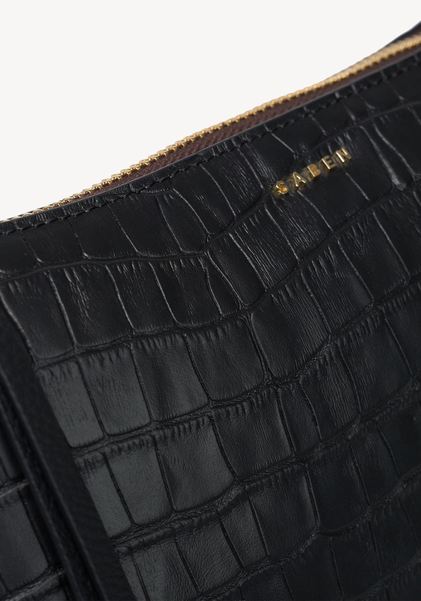 Haven Shoulder Bag - Black Croc