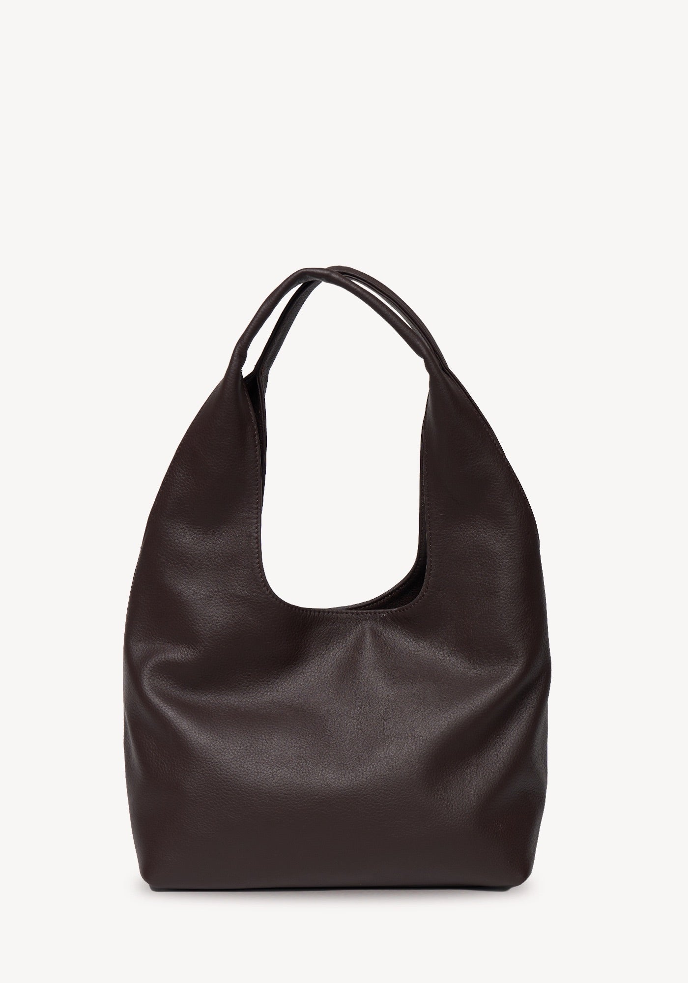 Kiki Shoulder Bag - Cacao Lightly Milled