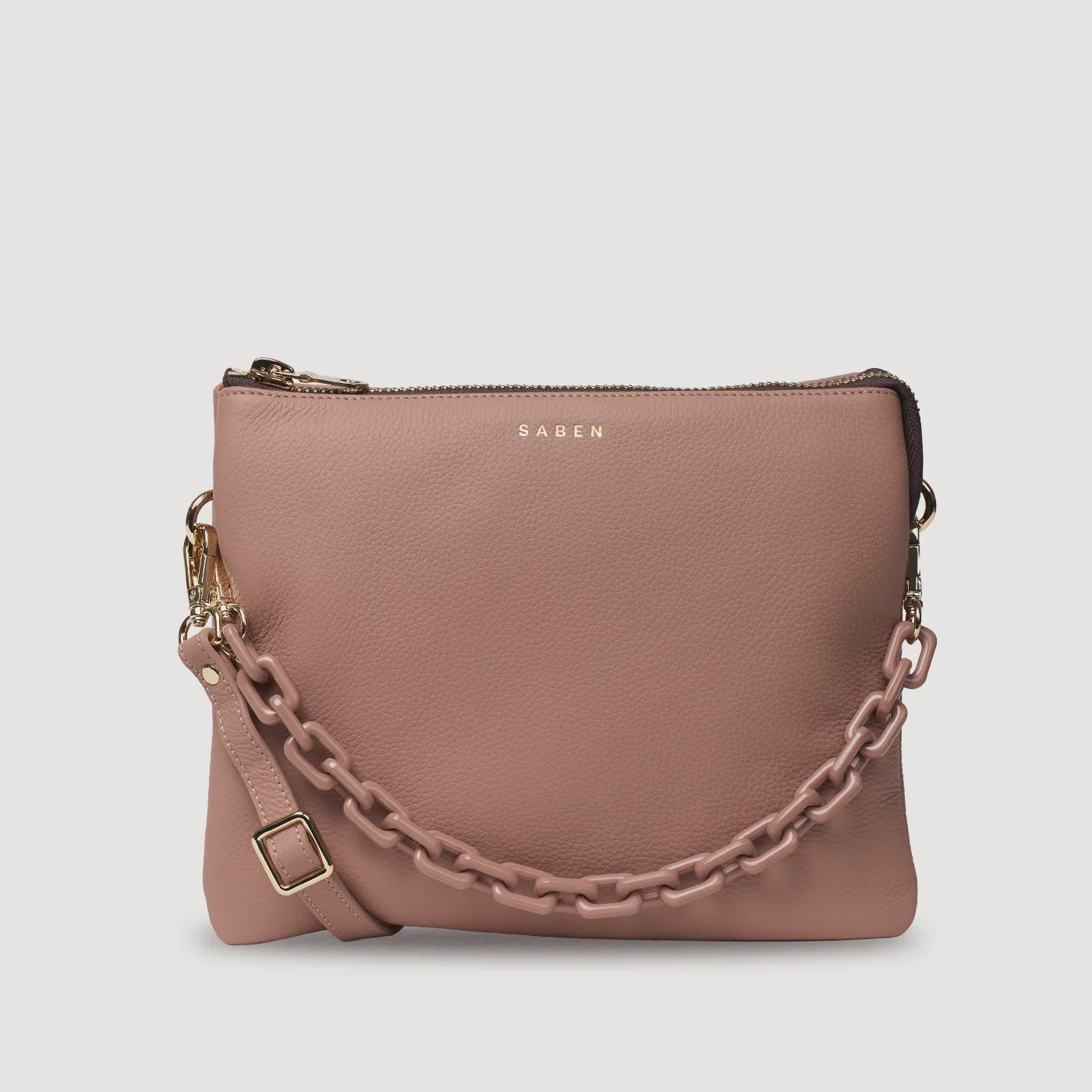 Matilda Crossbody - Rosewater + Tonal Chain
