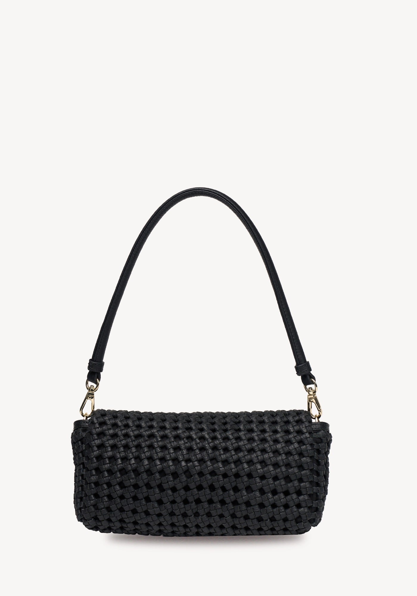Milla Shoulder Bag (Black Fine Braid)