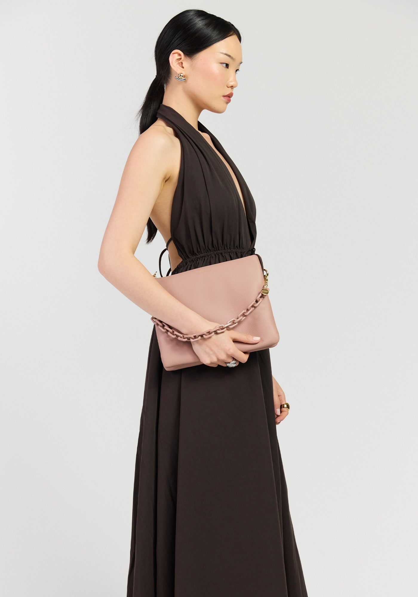 Matilda Crossbody - Rosewater + Tonal Chain