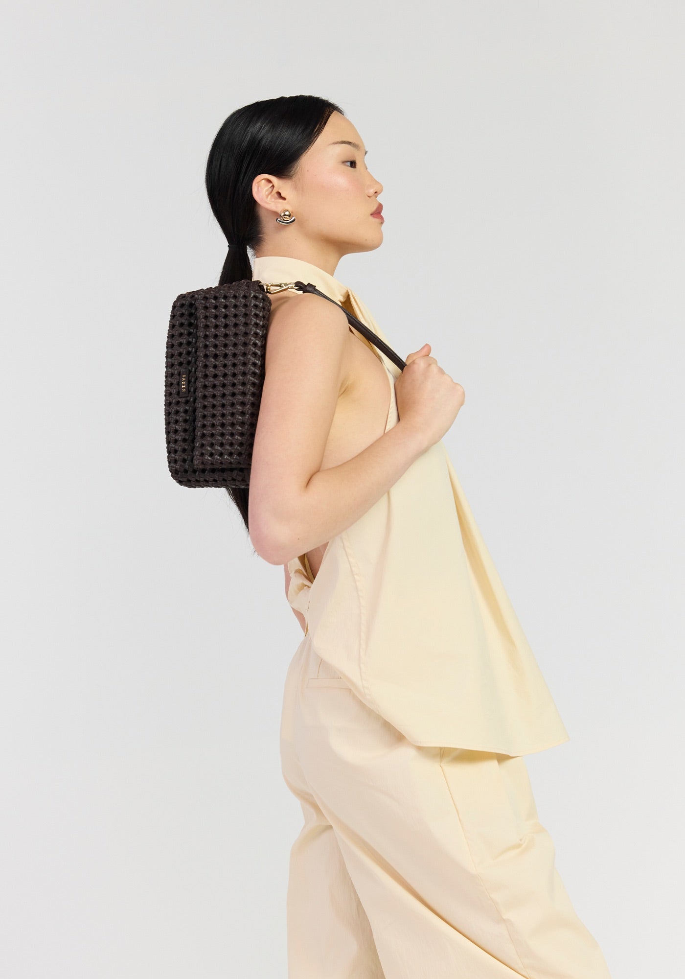 Milla Shoulder Bag - Cacao Fine Braid