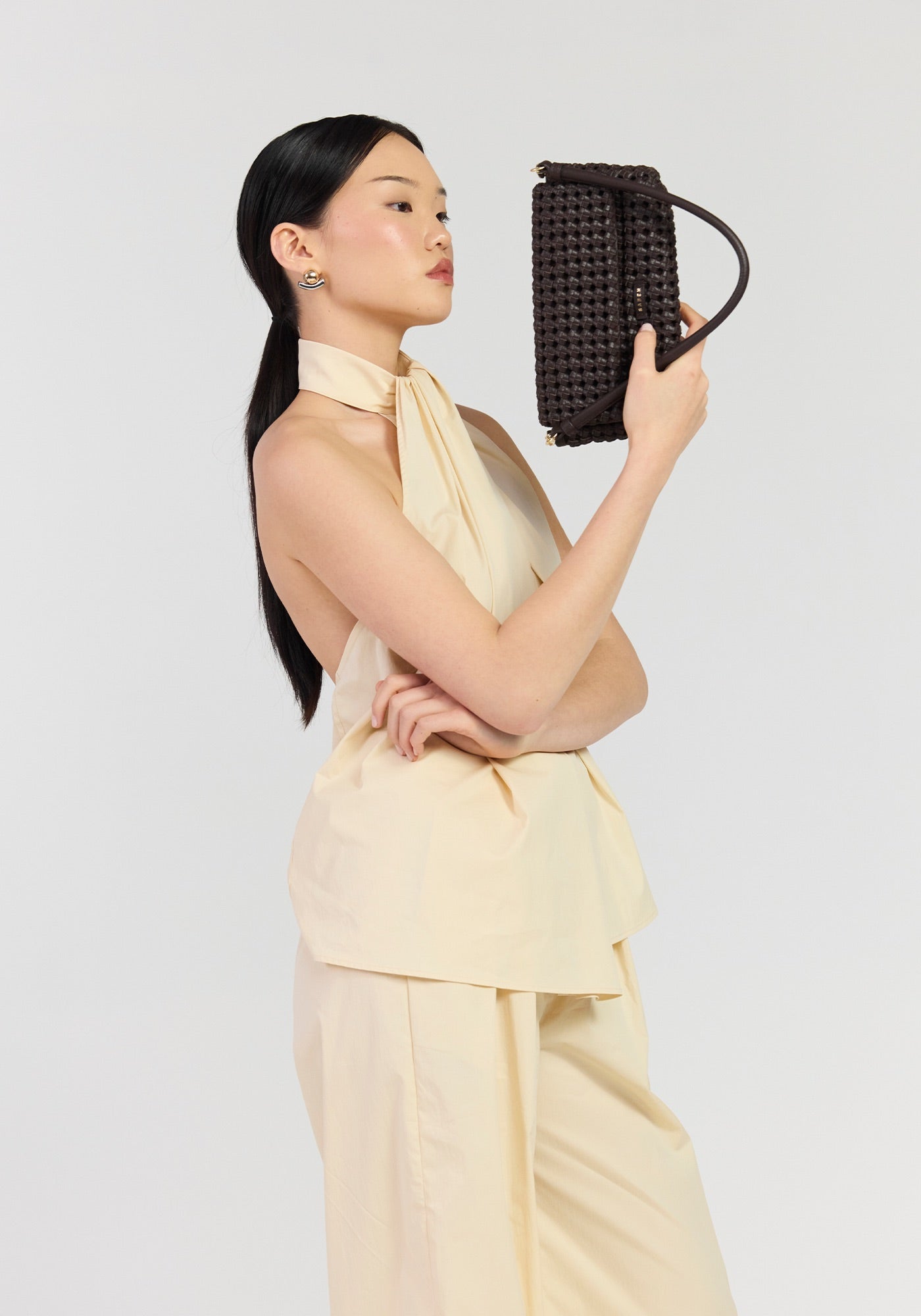 Milla Shoulder Bag - Cacao Fine Braid