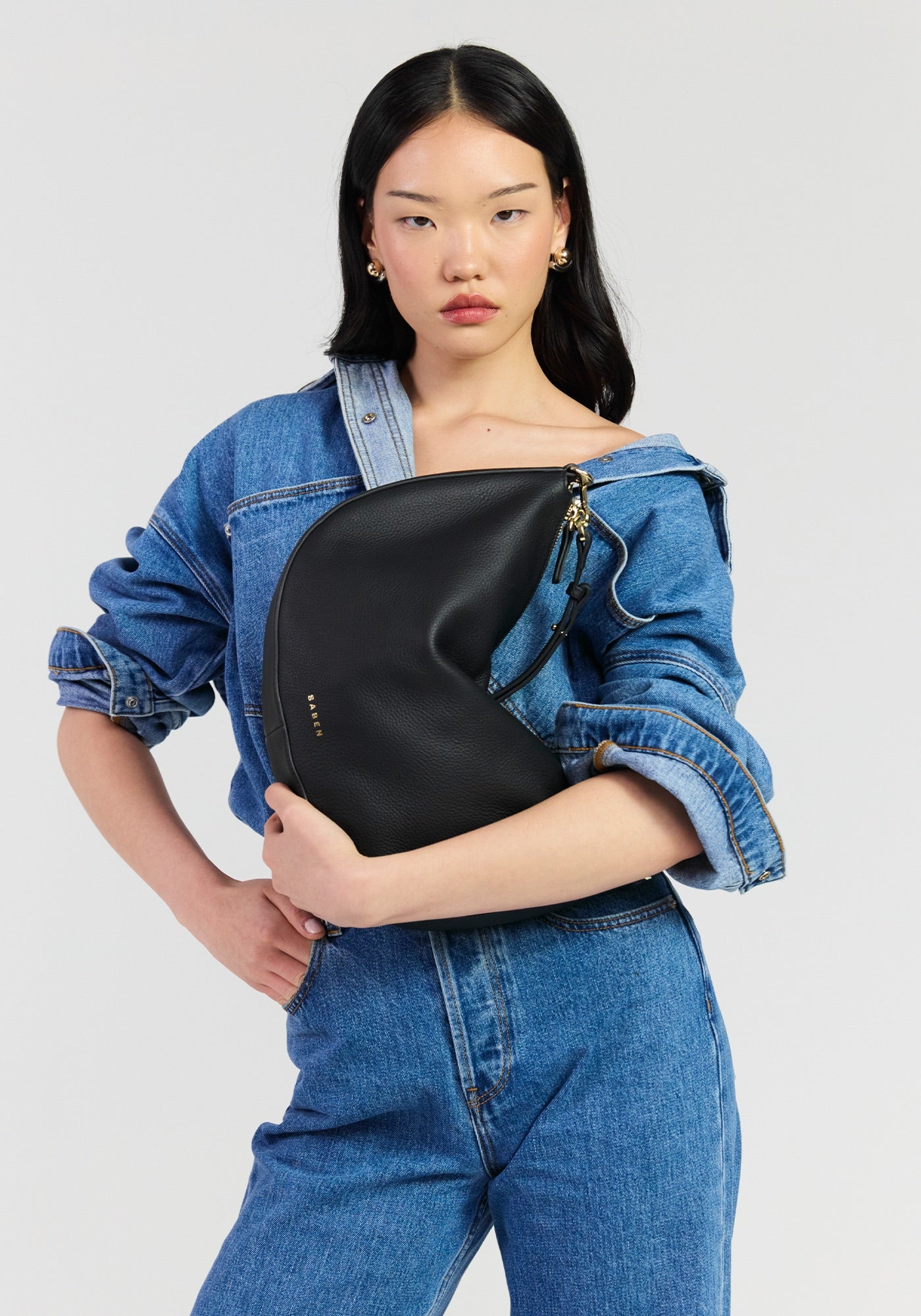 Noa Shoulder Bag - Black Luxe