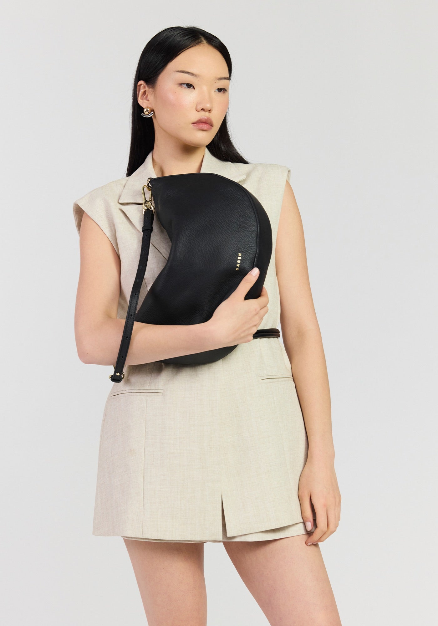 Noa Shoulder Bag - Black Luxe