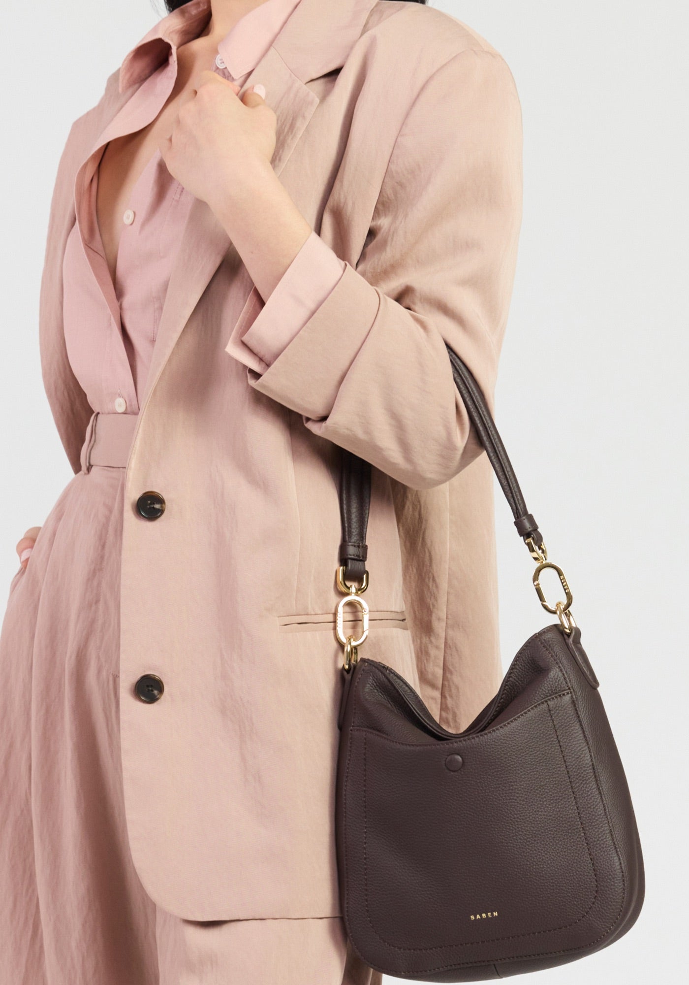 Rosie Shoulder Bag - Cacao Luxe