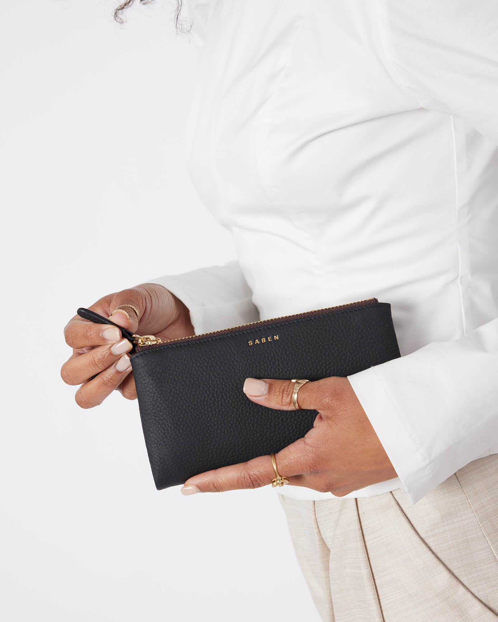 SABEN Sam wallet Black