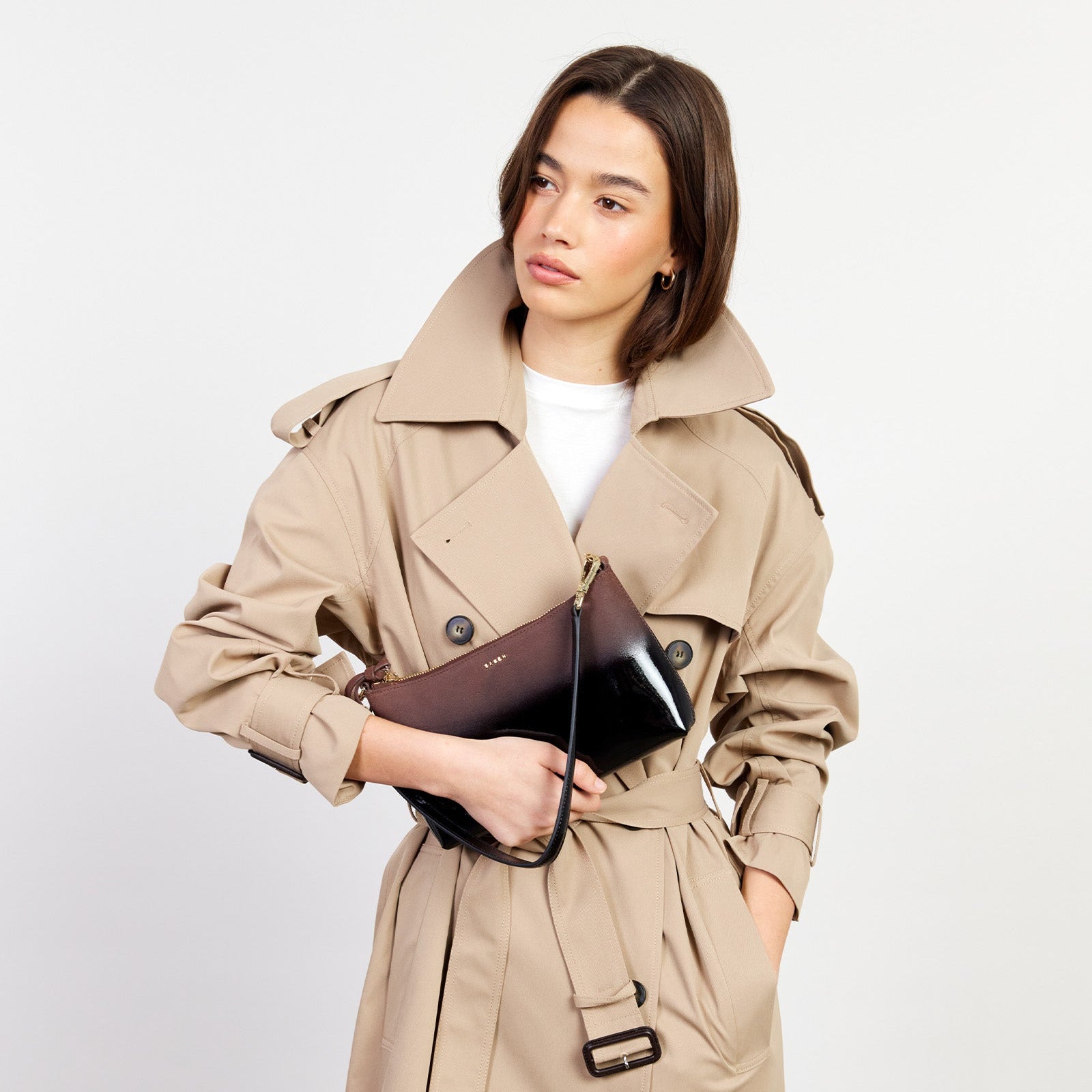 Haven Shoulder Bag Espresso Dipped
