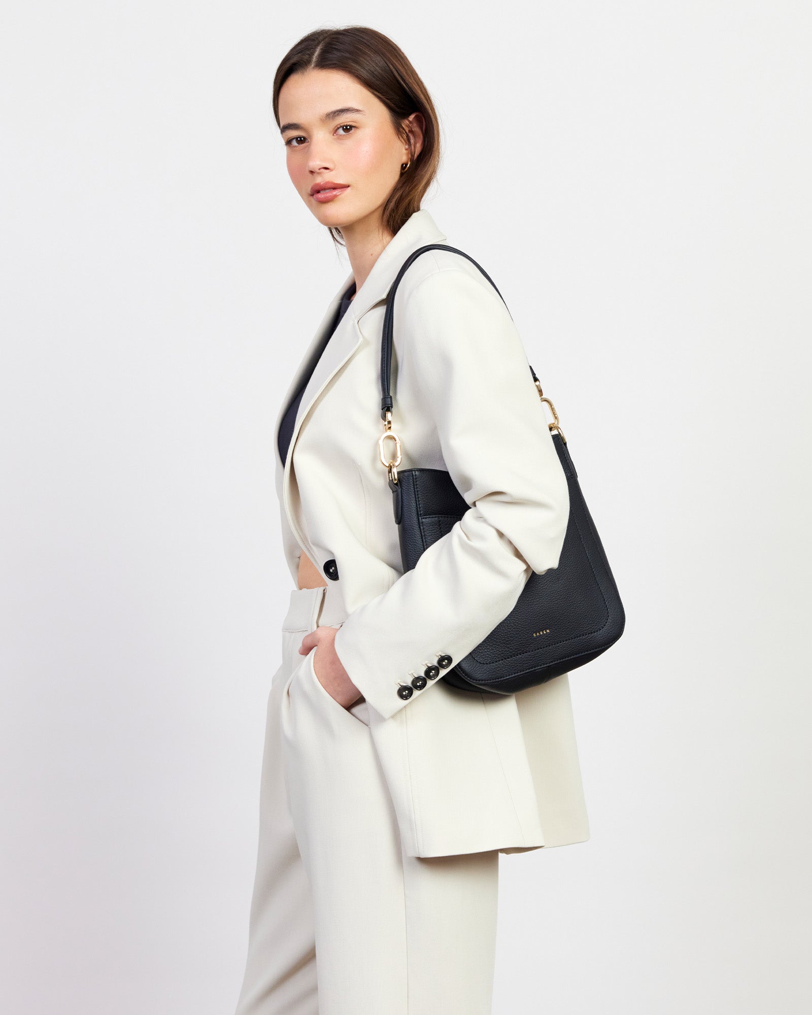 Rosie Shoulder Bag Black Luxe