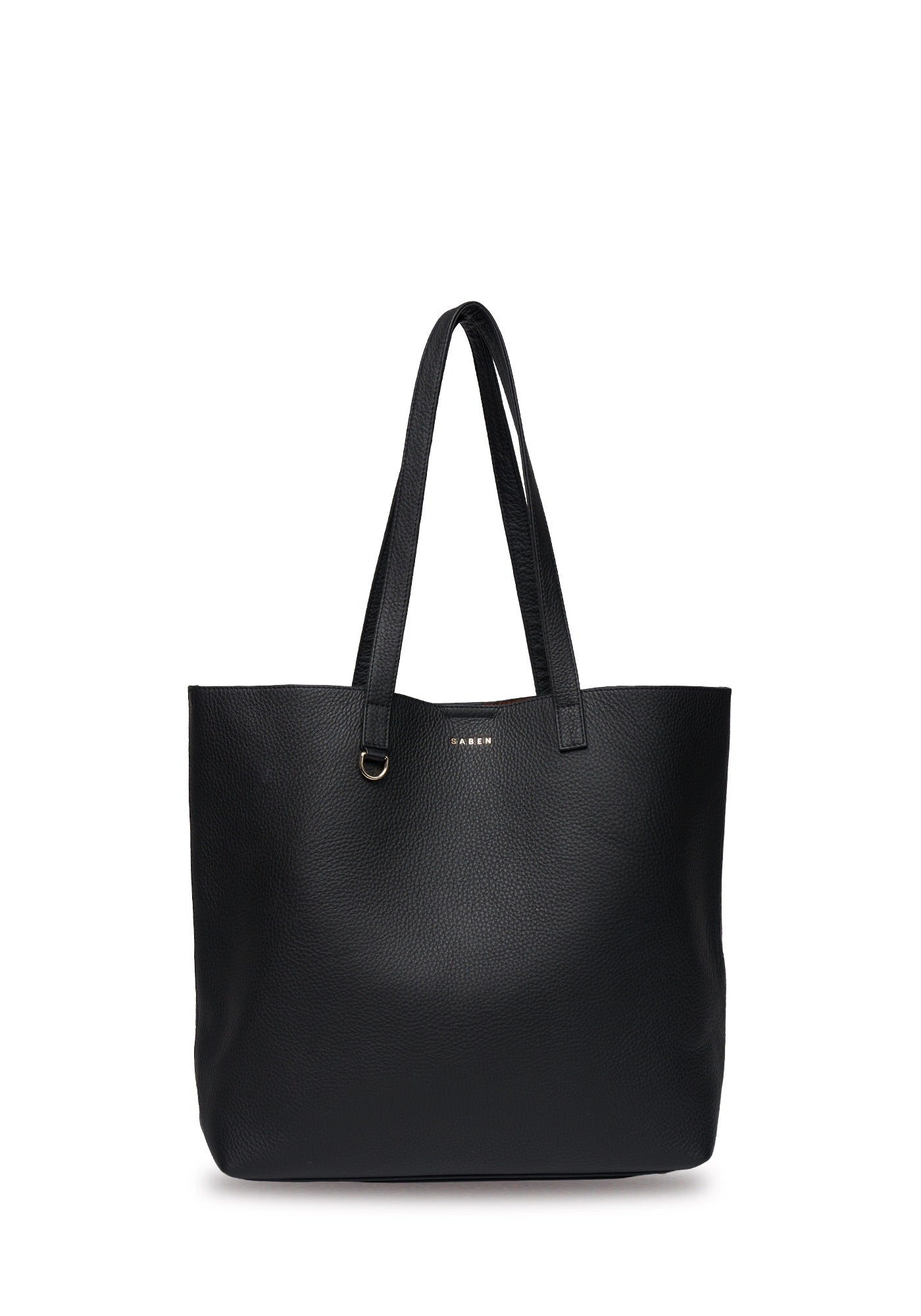 Carter Tote - Black Tan Chain Print