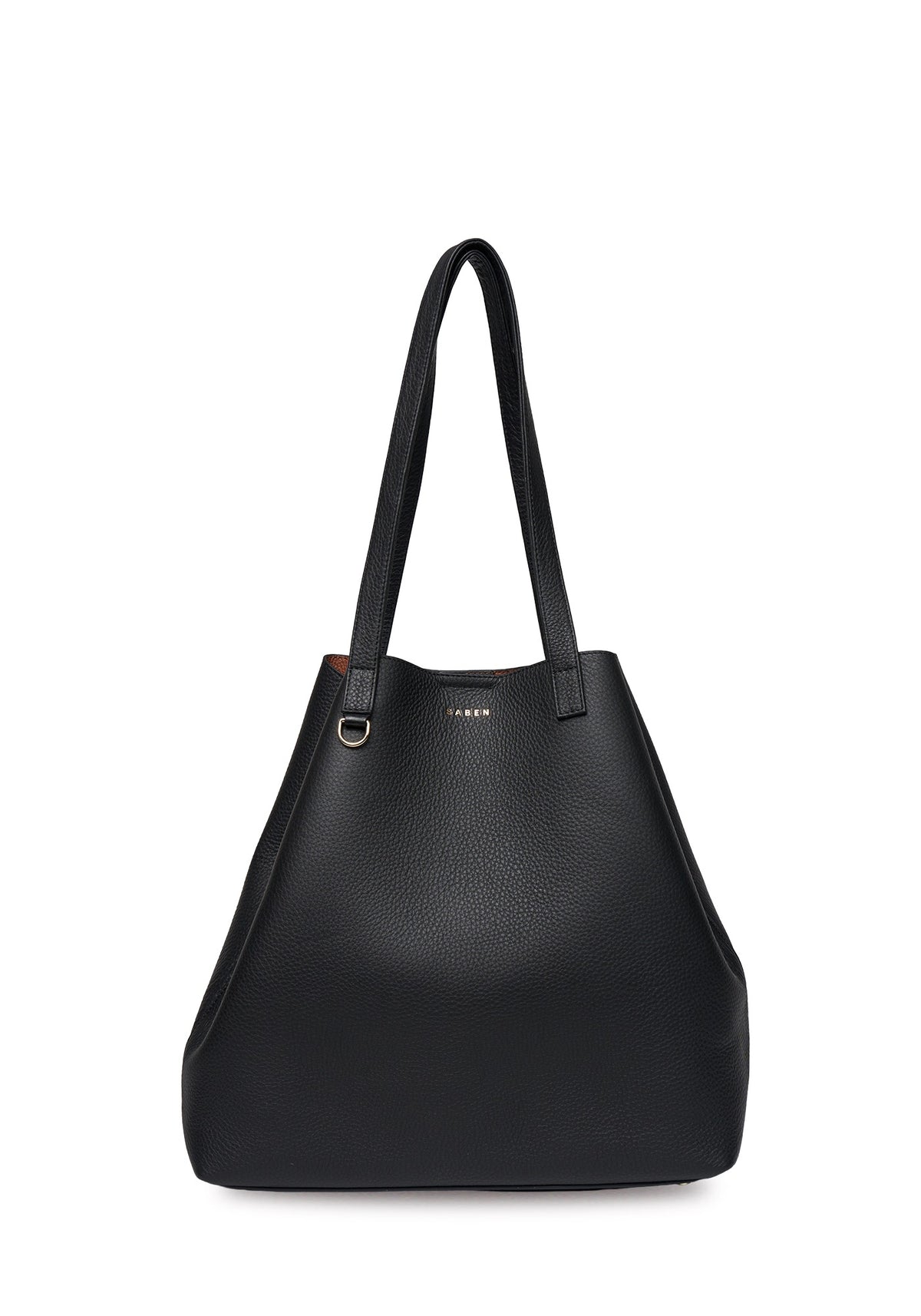 Carter Tote - Black Tan Chain Print