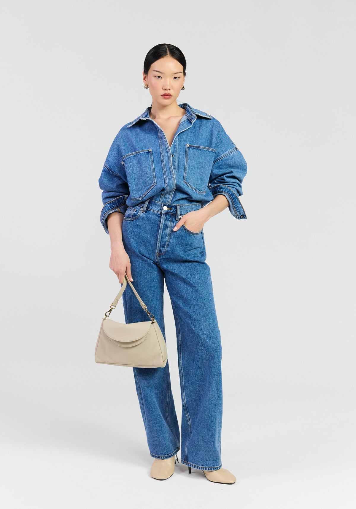 Beckett Crossbody -Oyster