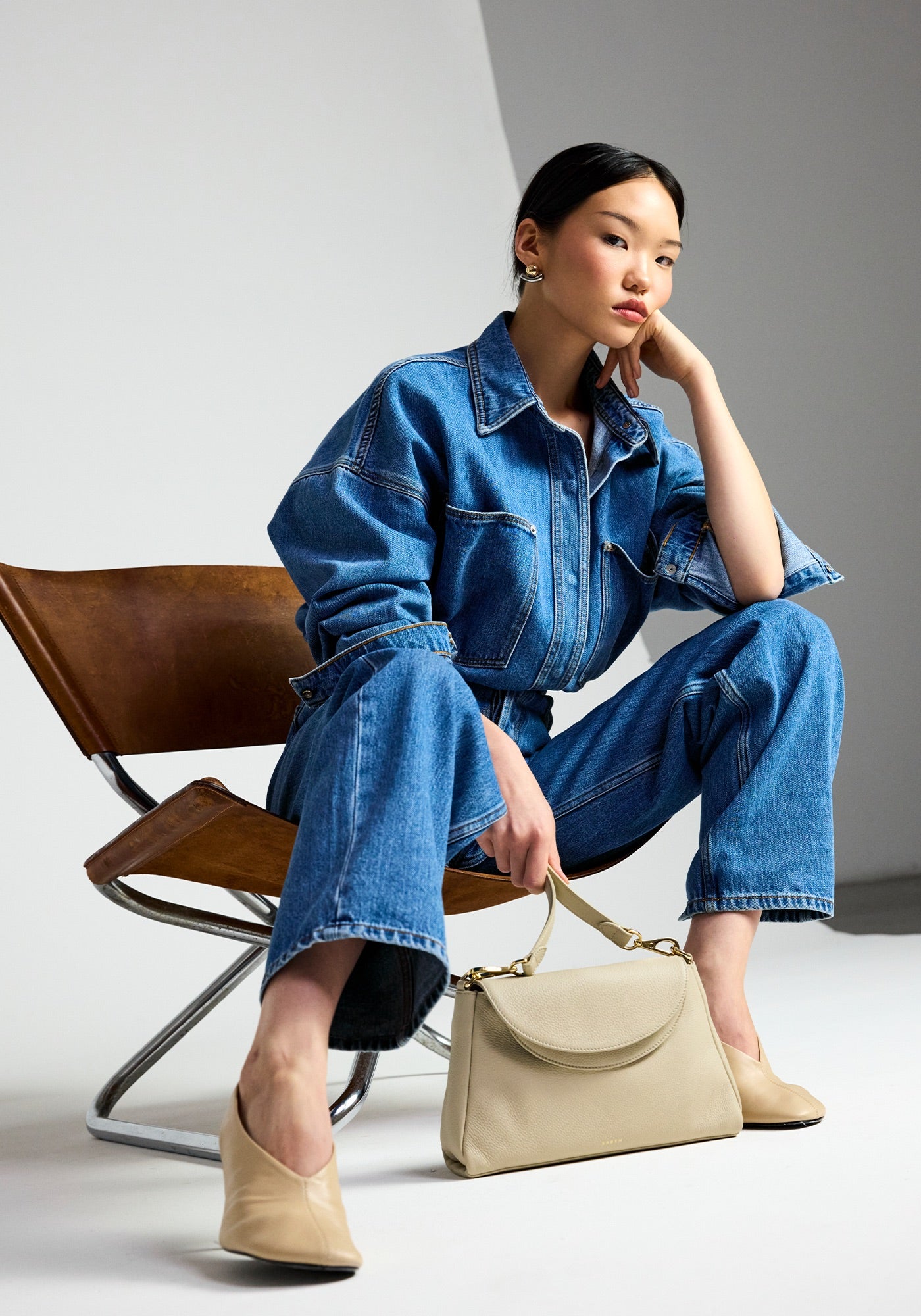 Beckett Crossbody -Oyster