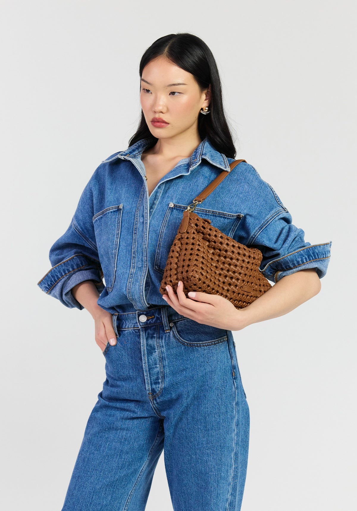Claudia Shoulder Bag - Tan