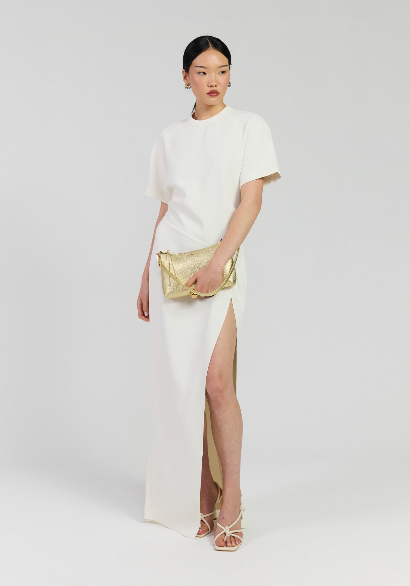 Haven Shoulder Bag - Champagne Metallic