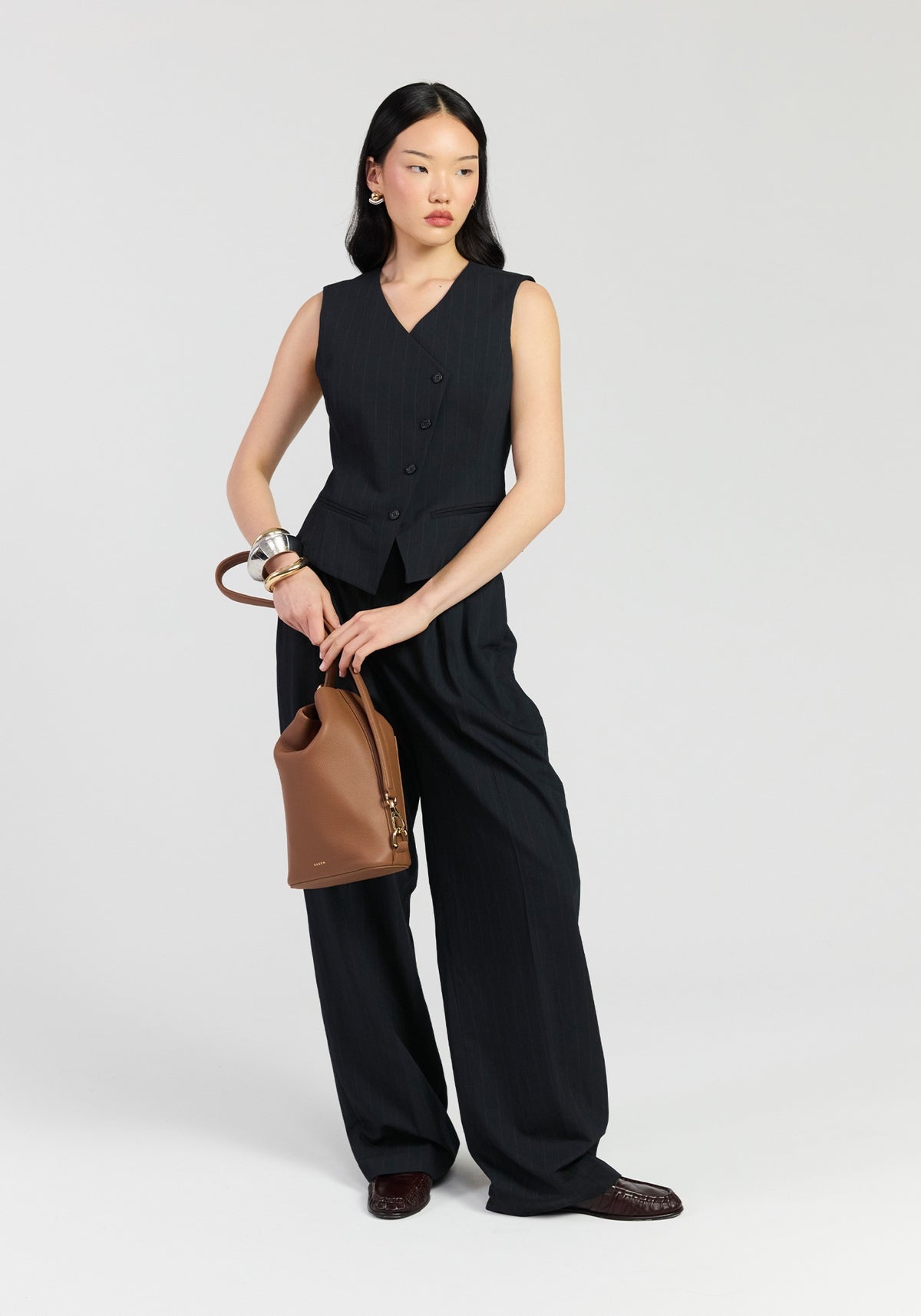Jojo Shoulder Bag - Tan Luxe
