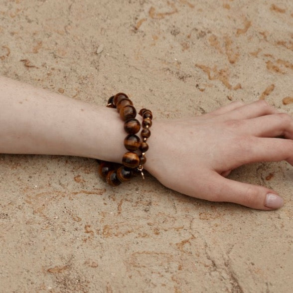 Aurora Bracelet (Tigers eye/Gold)