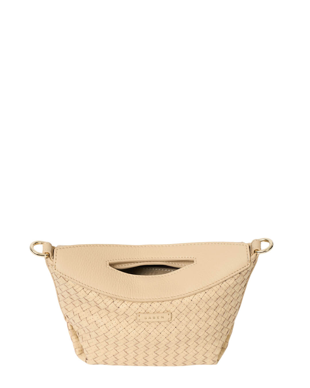 Rocco Crossbody Raffia Stitched Weave
