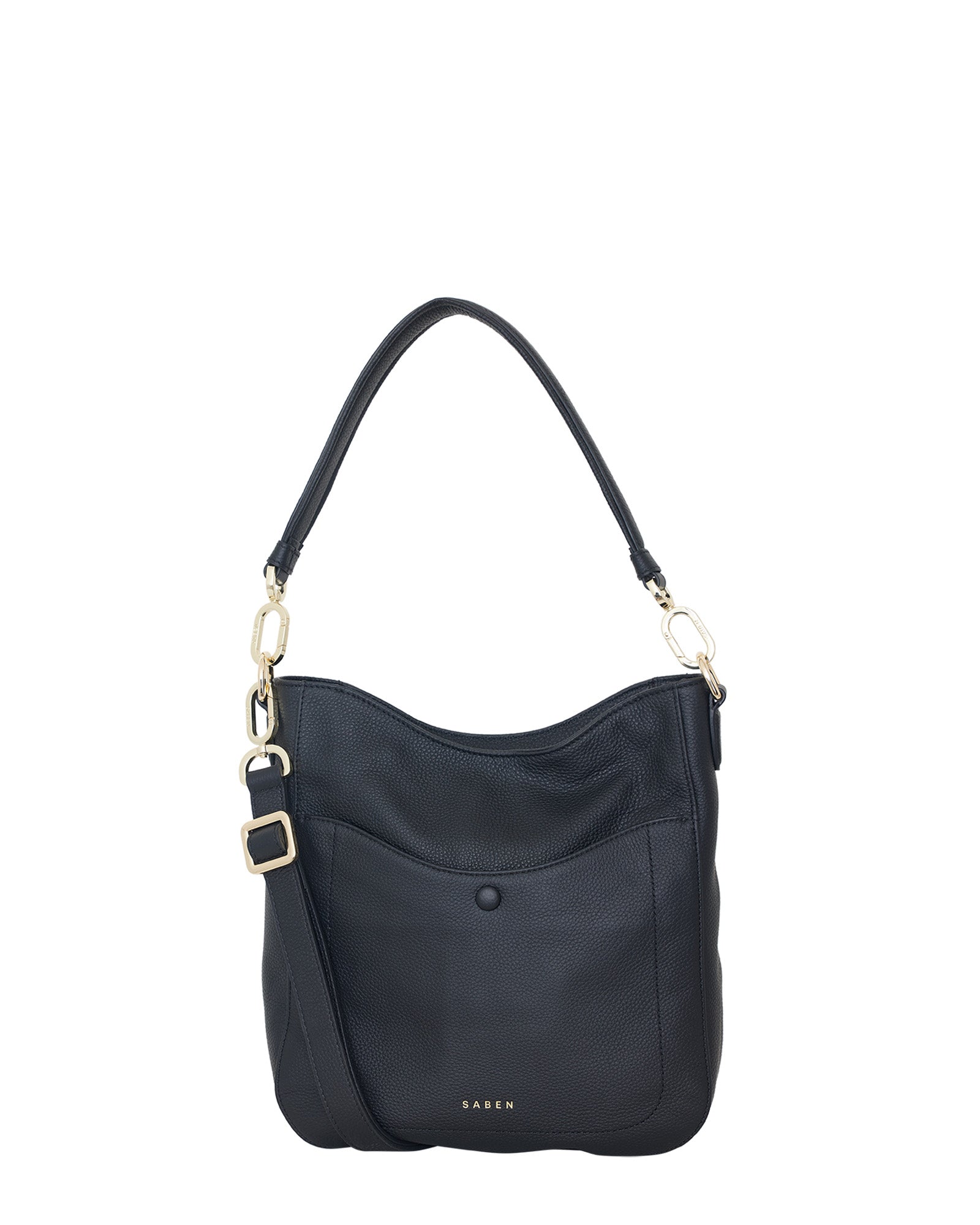 Rebe Shoulder Bag - Black Luxe