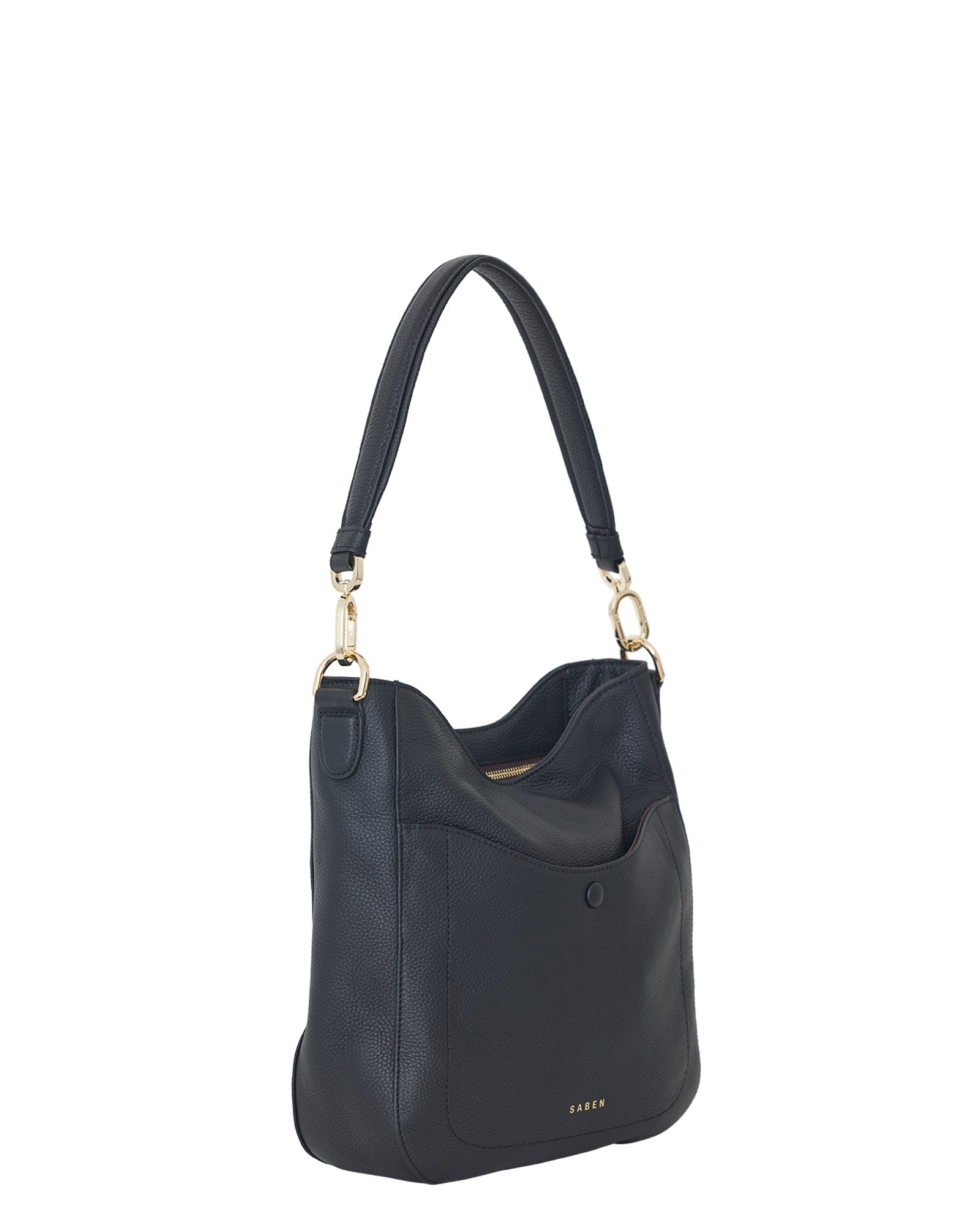 Rebe Shoulder Bag - Black Luxe