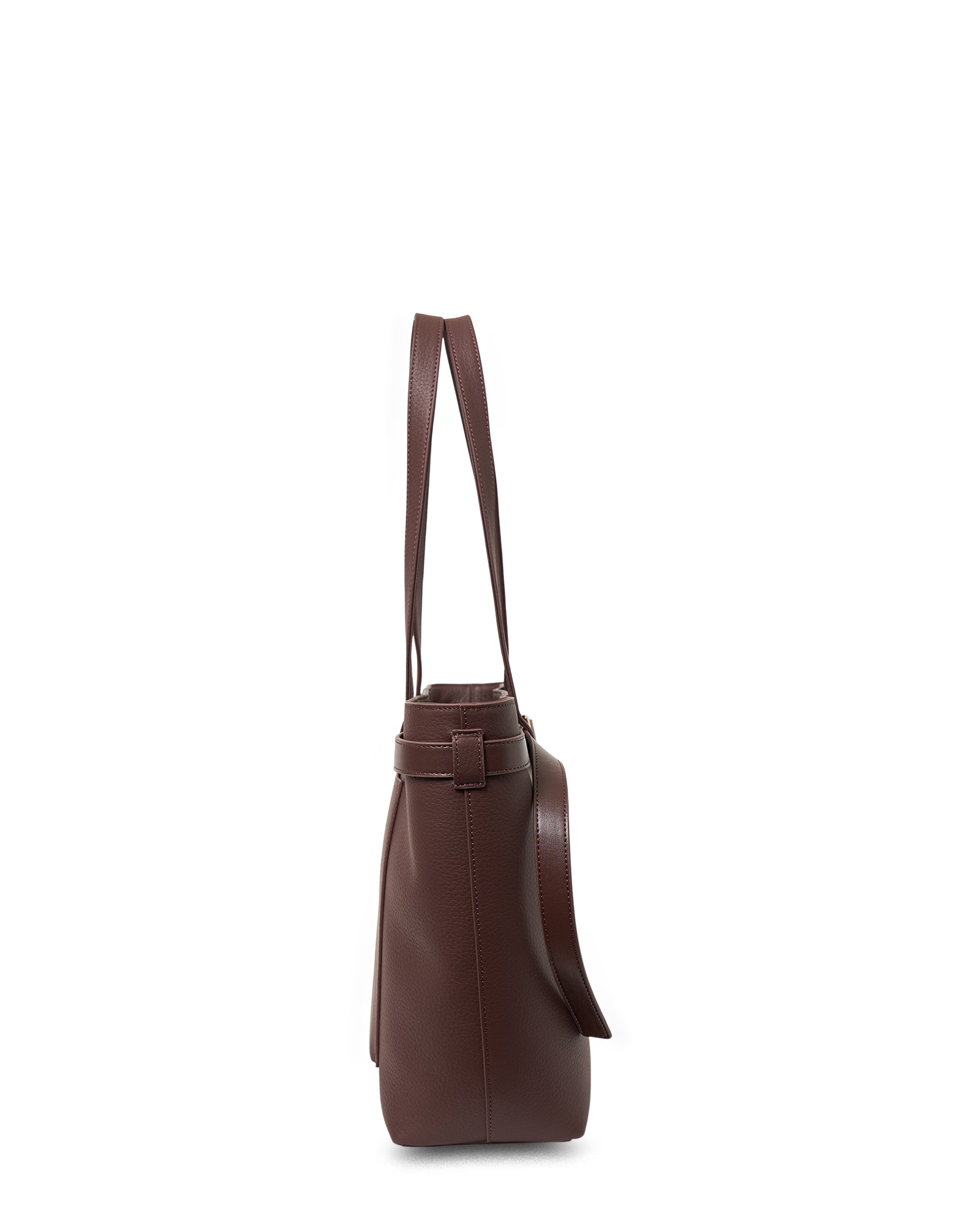 Tabby Shoulder Bag Espresso + Bronze