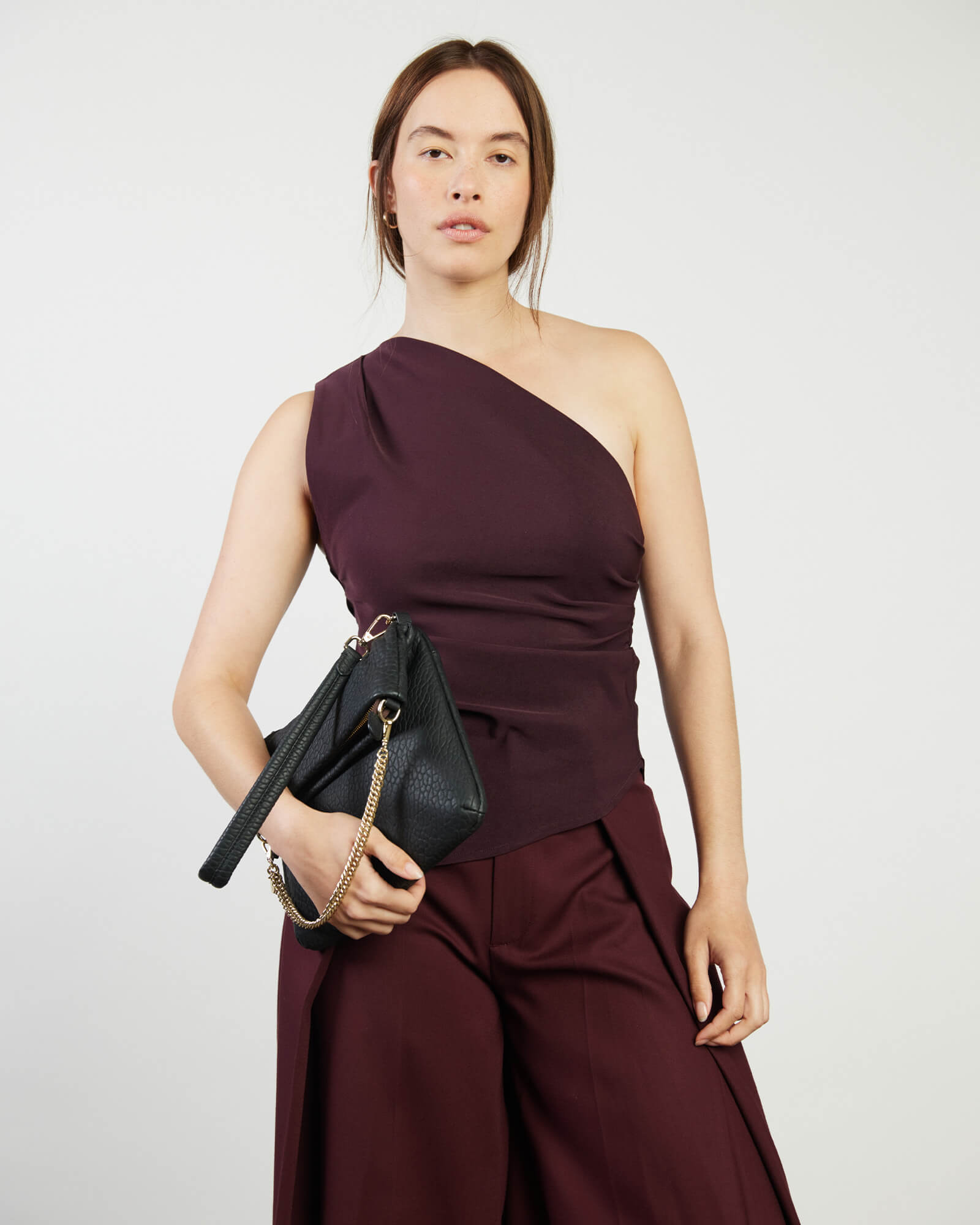 Daria Shoulder Bag (Black Bubble)