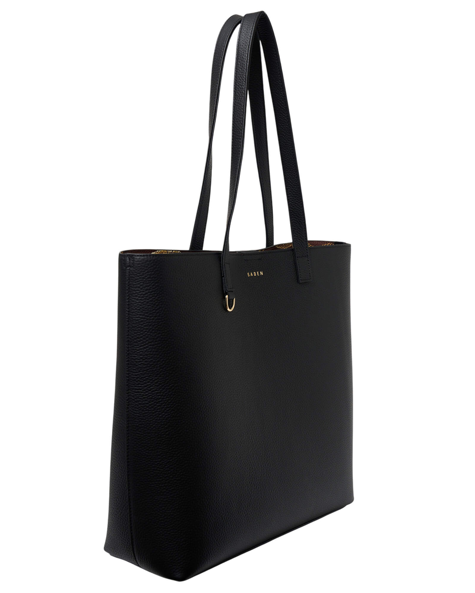 Carter Tote - Black + Umber Chain