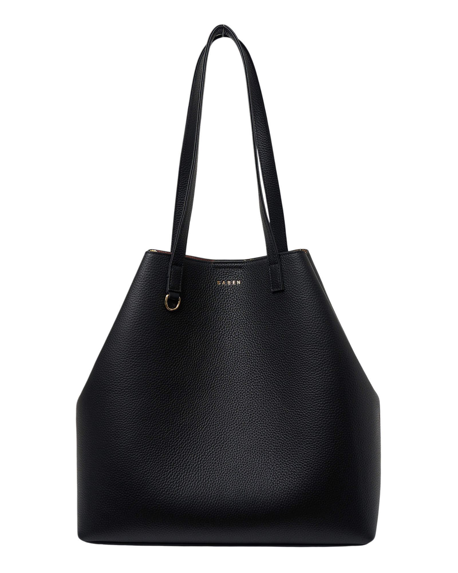 Carter Tote - Black + Umber Chain