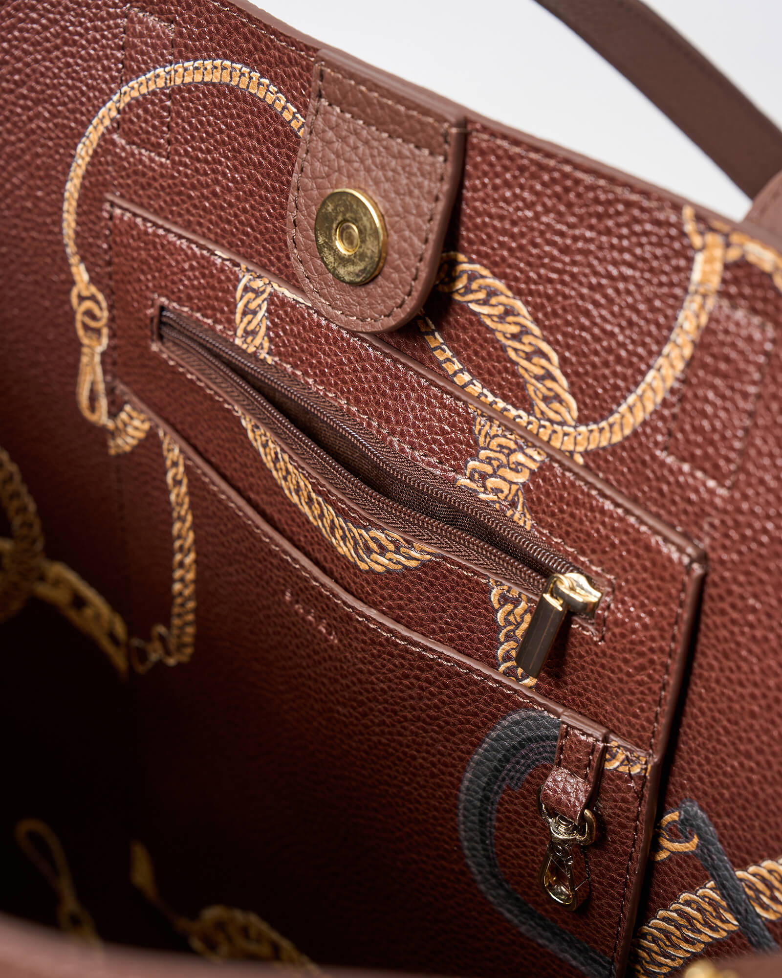 Carter Tote - Umber + Umber Chain