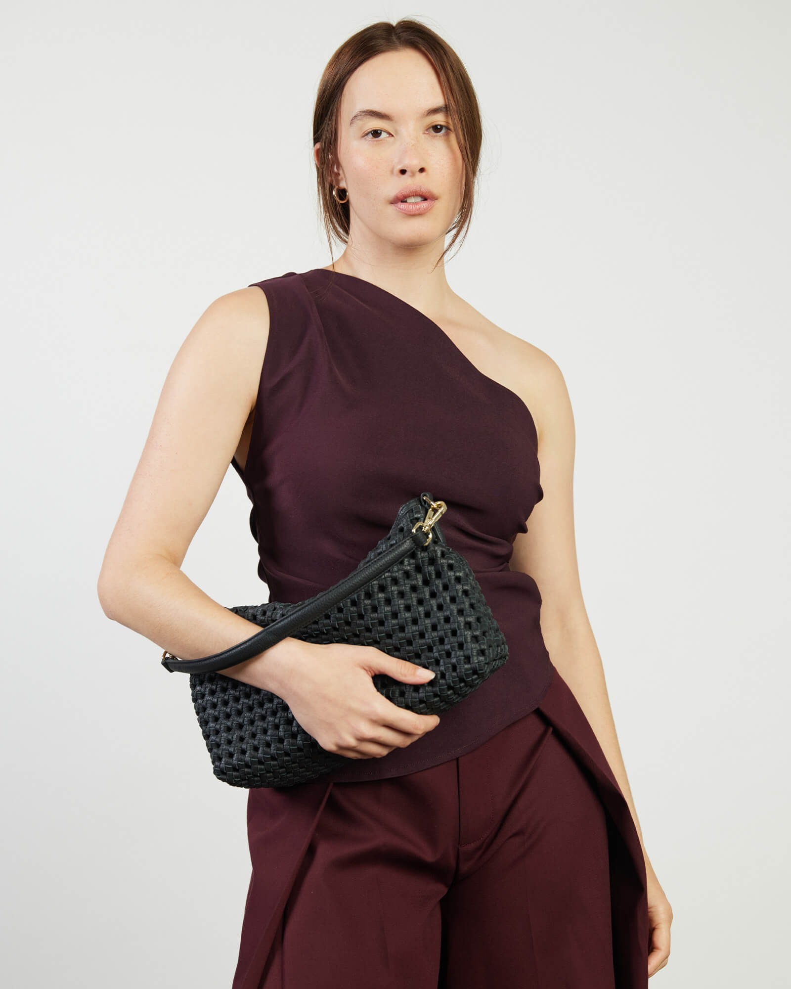 Claudia Crossbody Black Braid